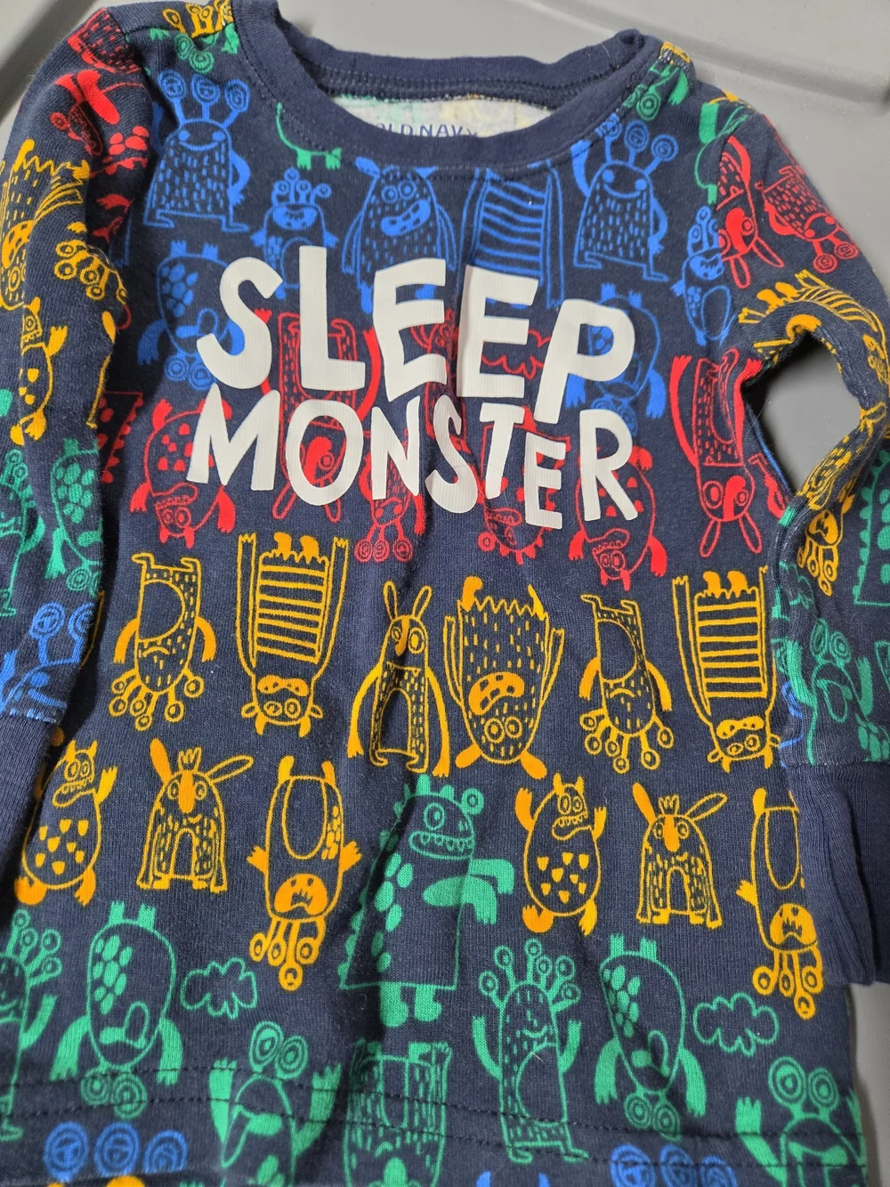 Old Navy sleep monster